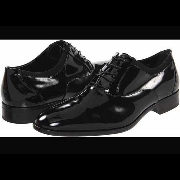 Ferragamo - Italian Aiden Patent Leather Oxfords